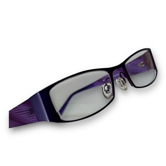 Kliik Denmark 428-423‎ Purple Rectangle Metal 47-18-135 FRAMES ONLY